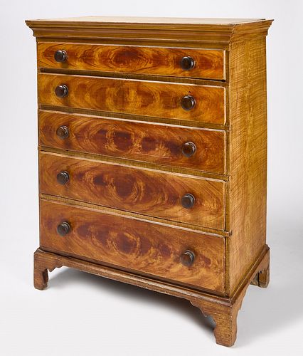 Chippendale Painted Chest of Drawers