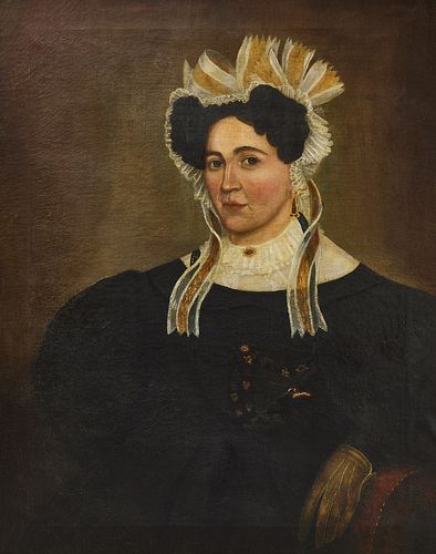 Portrait of a Lady with Lace Bonnet