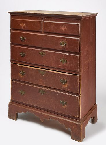 Two Drawer Blanket Chest with Three False Drawers