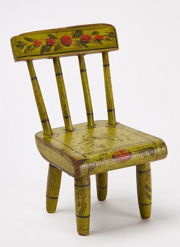 Miniature Painted Chair