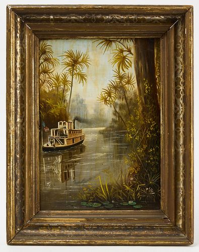 Florida Riverboat Painting