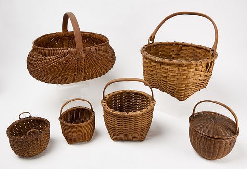 Group of 6 Baskets