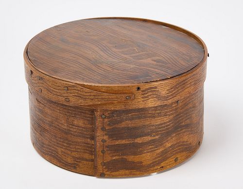Round Paint-Decorated Pantry Box