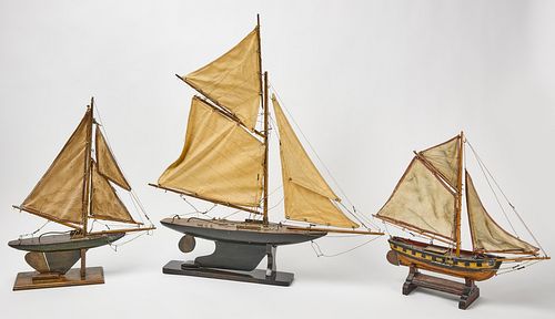 Three Model Boats