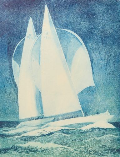 Yngve Edward Soderberg - Sailboat Print