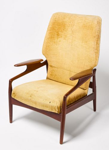 Upholstered Danish Lounge Chair