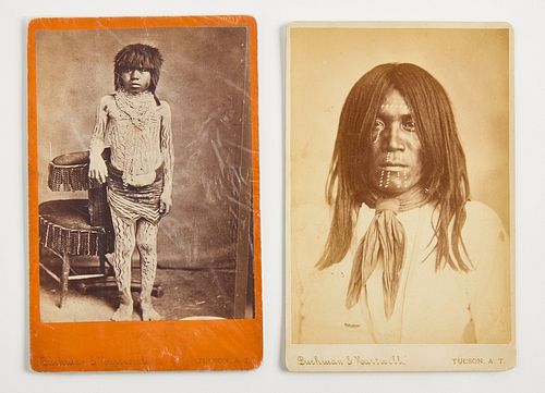 Two Native Cabinet Cards