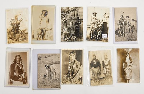 Lot of Native American-Western Photo Post Cards