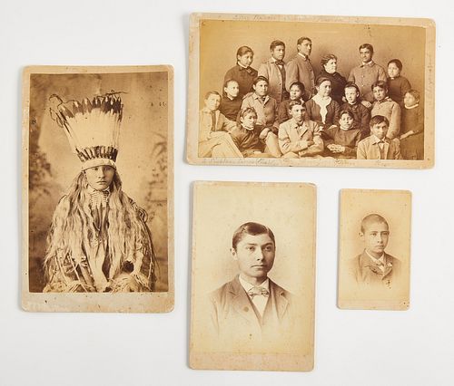 Group of Four Native American Photographs