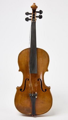 18th Century Violin - Label Zanoli