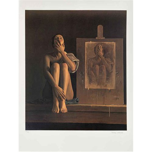 SANTIAGO CARBONELL, Sin título, Firmada, Litografía offset 31/250, 63 x 48 cm