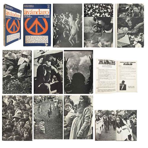 GRACIELA ITURBIDE, Avándaro, Sin firma, Fotolibro, Editorial Diógenes, 1971, Págs: 148, 18.5 x 12.5 x 1 cm