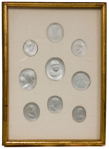 Frosted Glass Portrait Intaglio Assortment