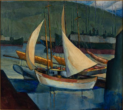 William Harold Smith (1900-1951), Sailboats, O/B