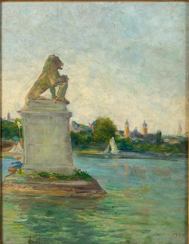 Hans Iten (1874-1930), Lion Monument, O/B