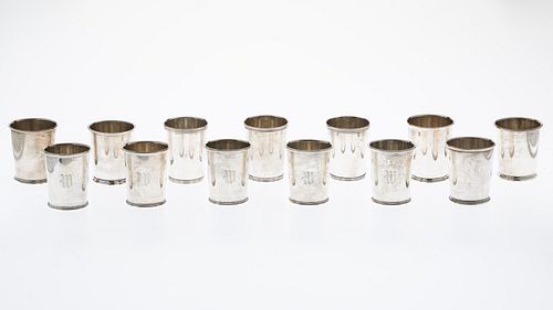 13 Sterling Silver Mint Julep Cups