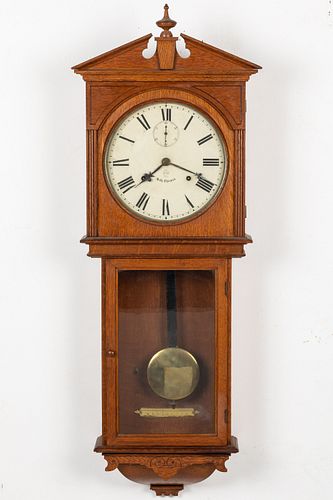 Seth Thomas Oak Wall Clock