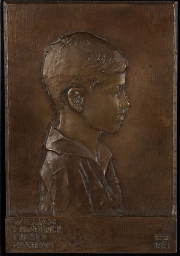 William Lawrence Fraser Hardham, Boy, Bronze, 1921