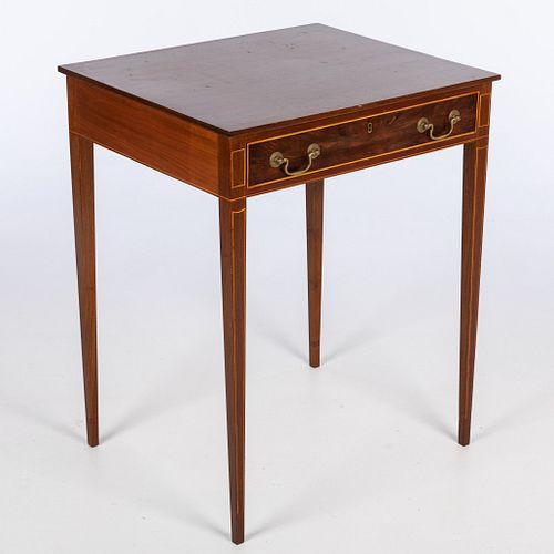 William D. Stroud Federal Style Mahogany Table, 1998