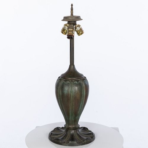 Art Nouveau Bronze Lamp Base