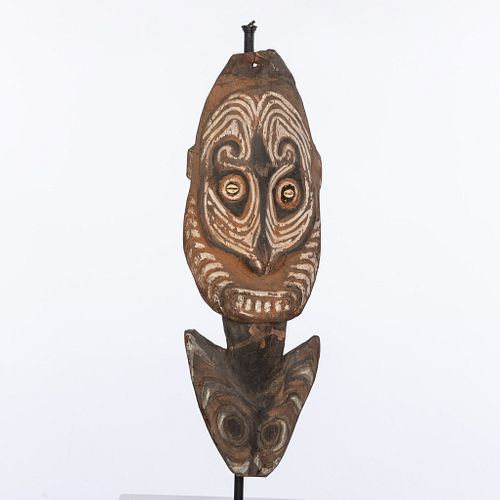 Painted Wood African Mask