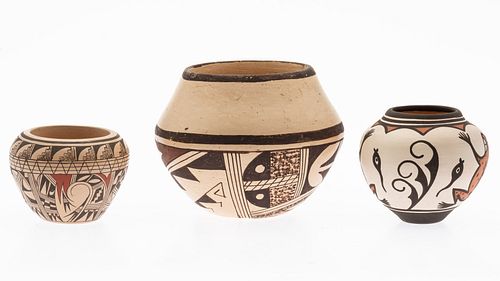 Two Hopi Pots and Another