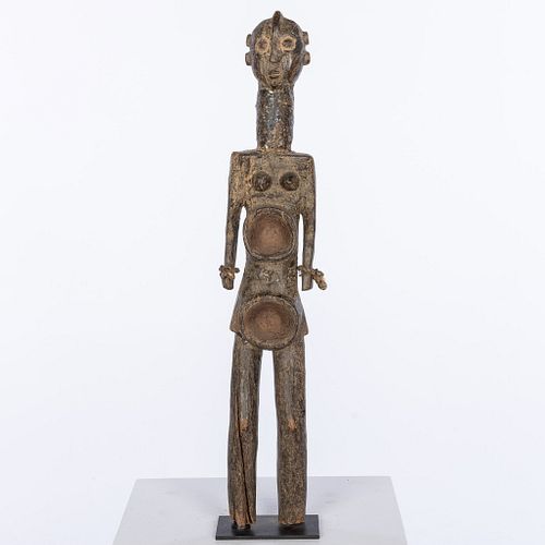African Carved Wood Standing Figure