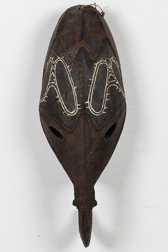 Large African Mask with Hook Nose