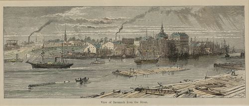 View of Savannah from Picturesque America