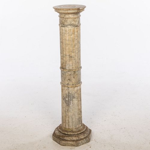 Marble Pedestal, 19th Century