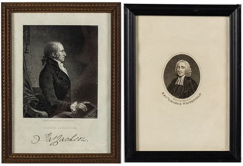 Engravings of James Jackson & George Whitefield