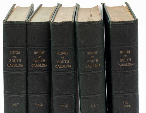 History of South Carolina, 5 Vols, Snowden, 1920