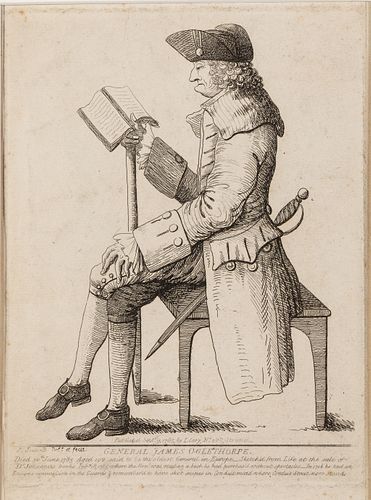 James Oglethorpe, Copperplate Engraving, c. 1785
