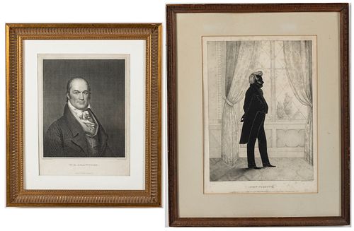 Two Engravings of Georgia Politicians