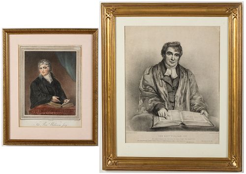 Two Engravings of The Rev. William Jay, 19th C