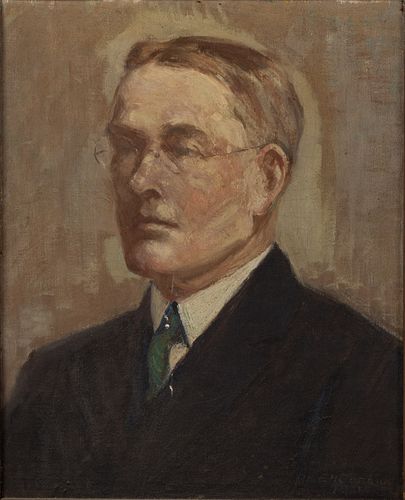 E. H. Gordon, Portrait of a Gentleman, O/B