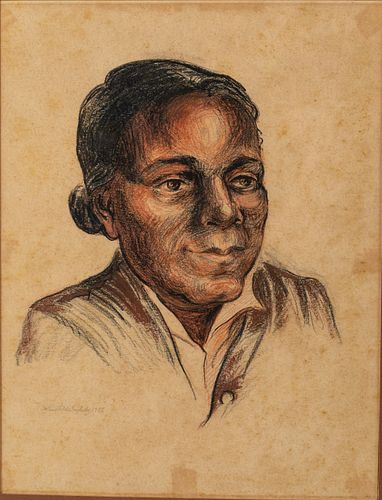 Helen Hatch Inglesby, Portrait of Elizabeth, Pastel