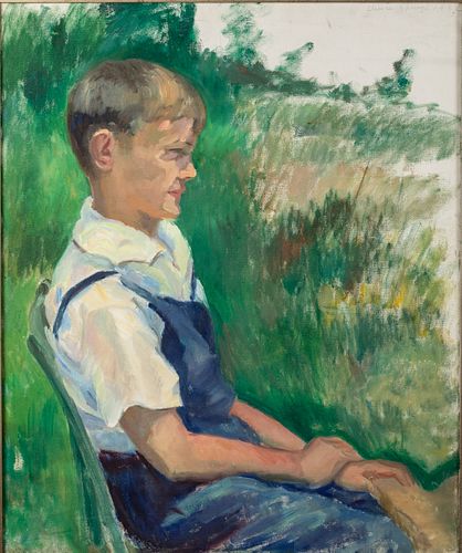 Unsigned, Chester Springs, Oil on Canvas, 1932