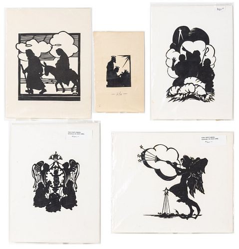 Helen Hatch Inglesby, 5 Christmas Silhouettes