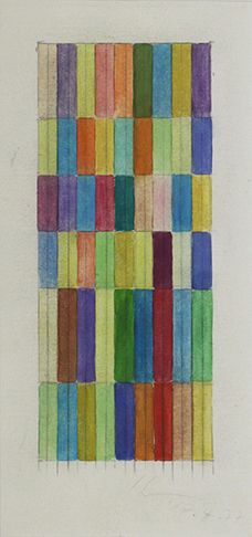 Alejandro Otero (Venezuela, 1921-1990) Untitled/Sin Titulo, watercolor and pencil on paper 