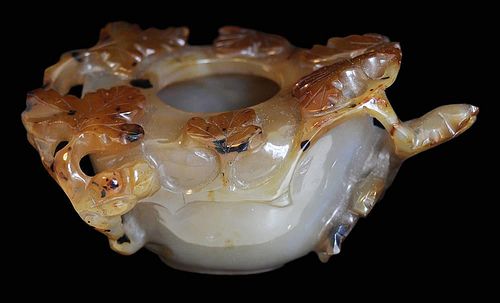 Finely Carved Agate Coupe