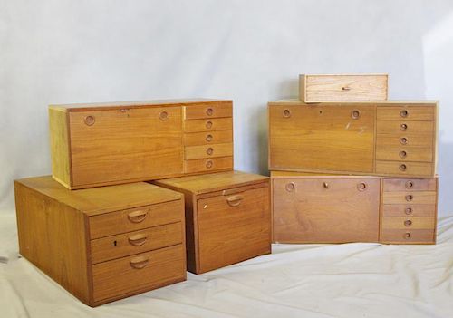 Midcentury Set of Swedish Cabinets.
