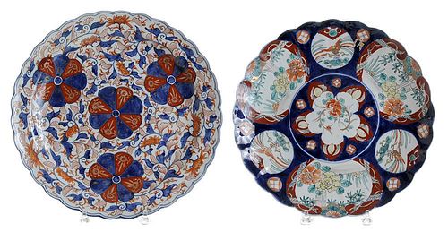 Two Finely Enameled Imari Porcelain