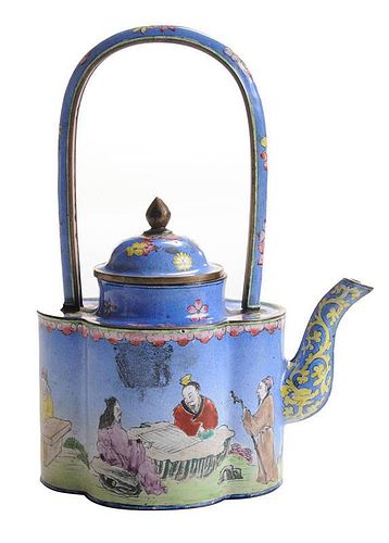 Antique Chinese Enameled Copper