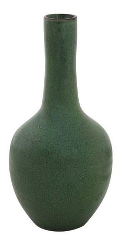 Antique Chinese Cucumber Green