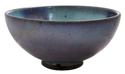 Large Antique Chinese <em>Junyao</em> Bowl