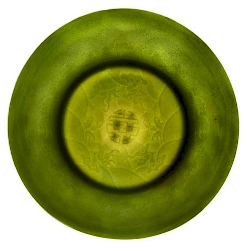 Very Fine Apple or Melon Green-