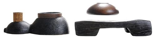 Three Asian Wooden Articles