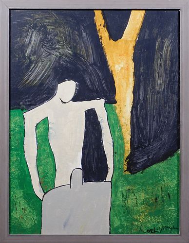 School of Keith Vaughan: Two Abstract Figures
