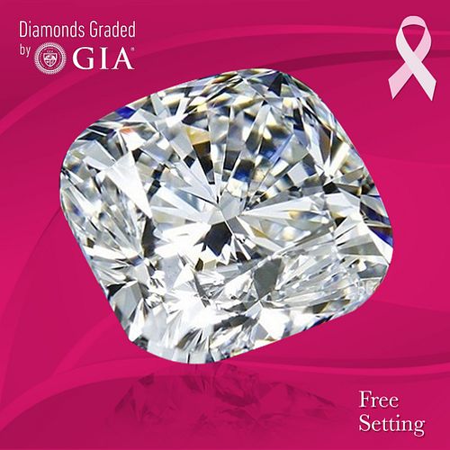 1.70 ct, F/VS1, Cushion cut GIA Graded Diamond. Appraised Value: $46,700 